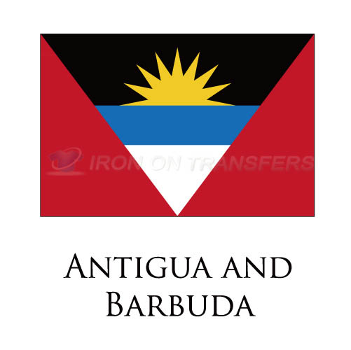 Antigua And Barbuda flag Iron-on Stickers (Heat Transfers)NO.1815